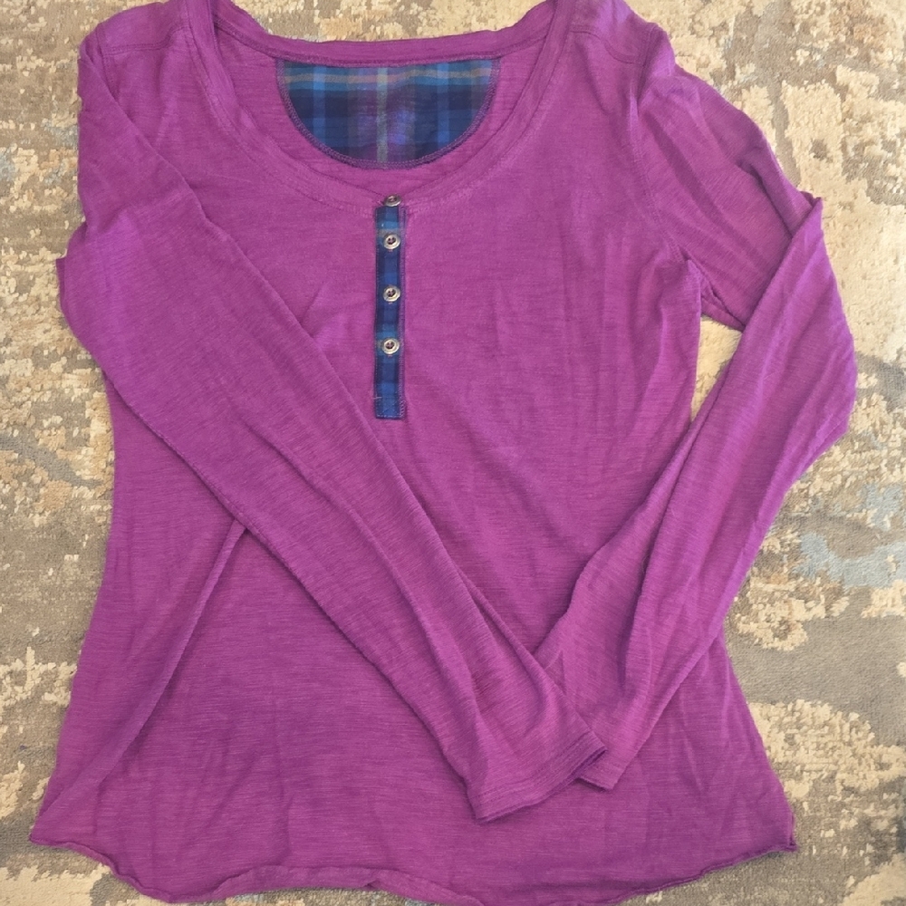 Patagonia Purple Long Sleeve Tee